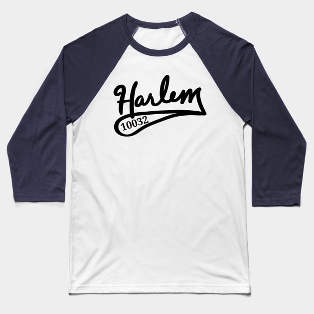 Code Harlem Baseball T-Shirt by Duendo Design